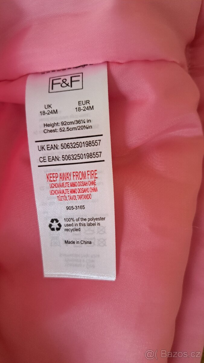 Dětská bunda, mikina, vesta, vel. cca 18 - 24m - 4