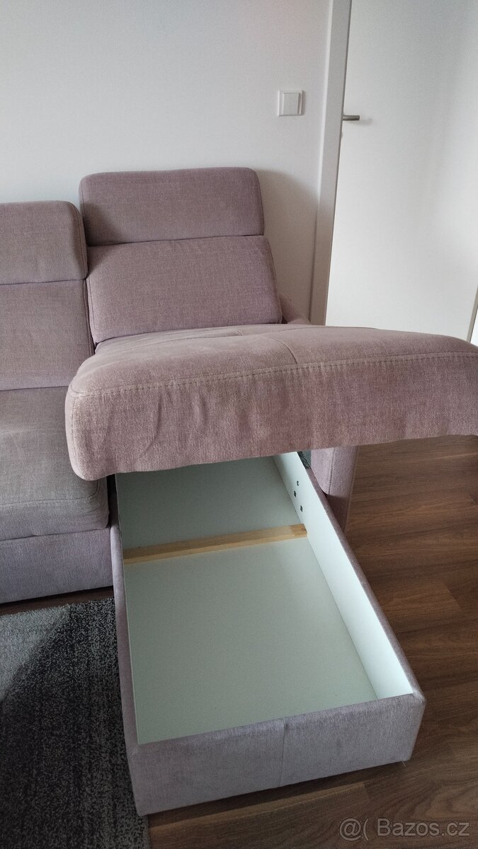 Rozkládací sedačka L - 4