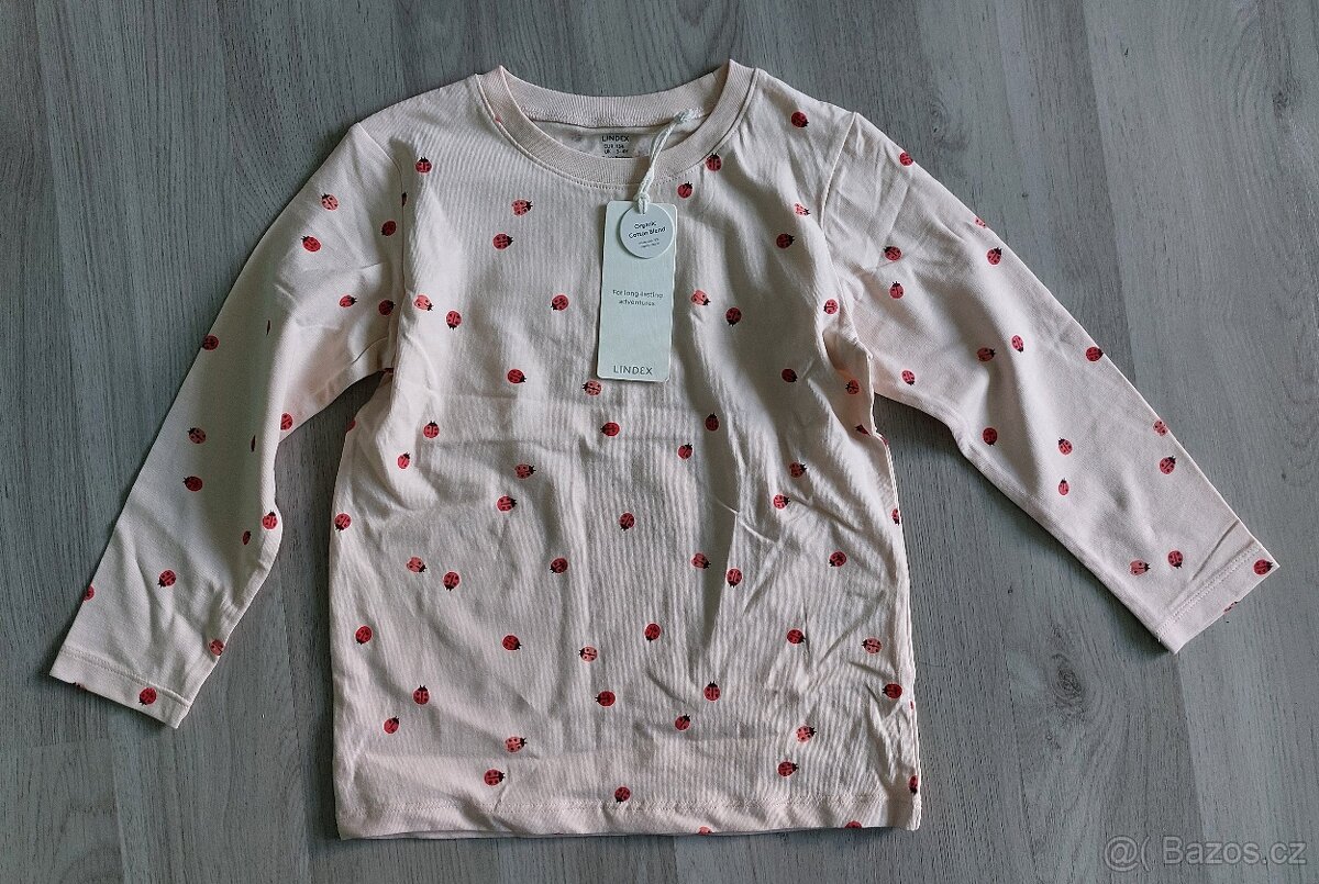 Lindex trika berušky vel. 104 nová - 4