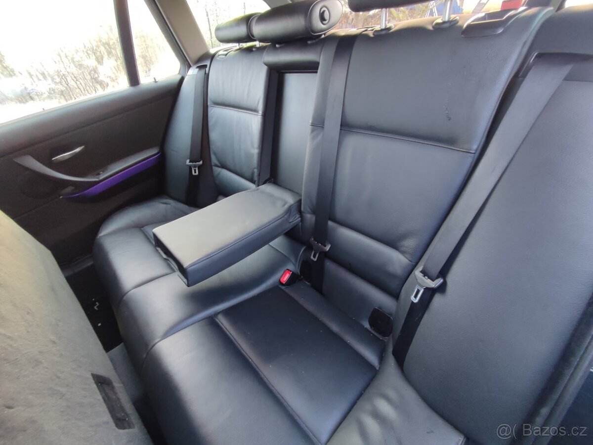 BMW E91 sport sedadla černá kůže sedačky - 4