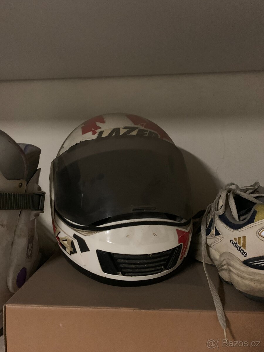 motocyklová přilba Uvex , integrální helma Lazer, vel. M - 4