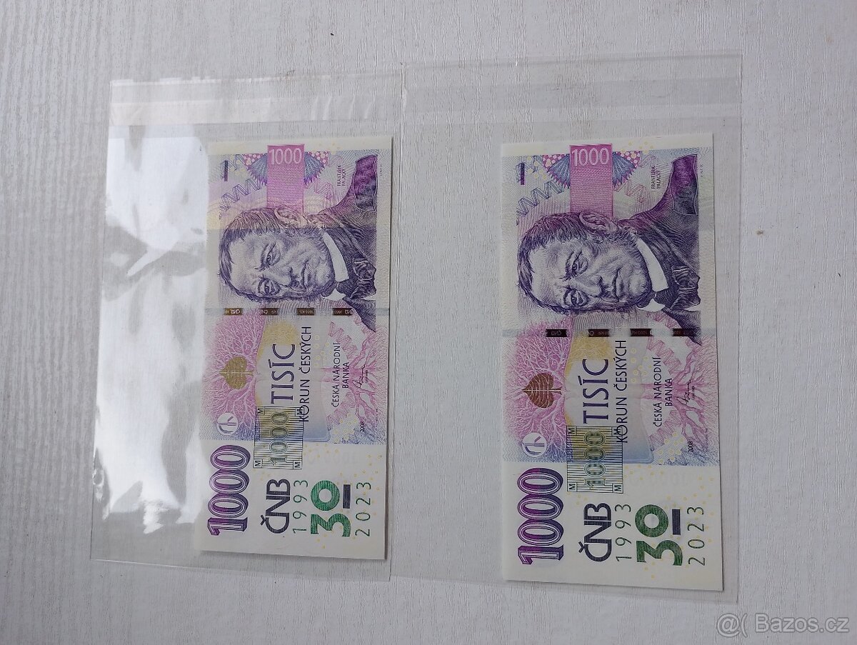 Výroční bankovky 1000 - 4