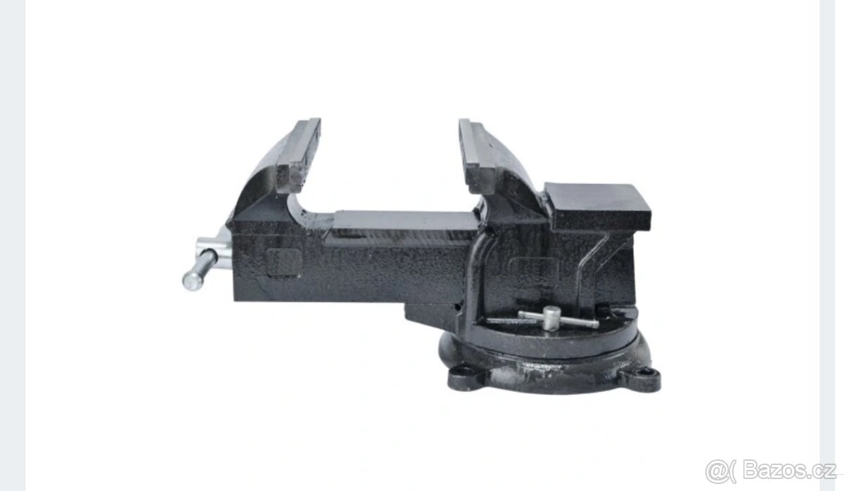 ZÁMEČNICKÝ SVĚRÁK 200mm 13 KG OTOČNÁ KOVADLINA - 4