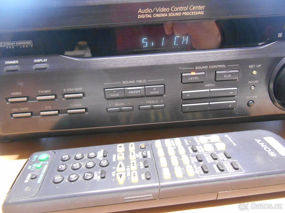sony 5.1-receiver-AVstr-de345 DolbyProLogic+CD+repro 3pásmo. - 4