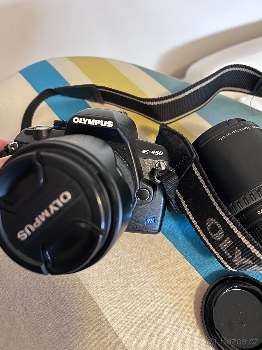 Olympus E-450 + 2 objektivy + příslušenství - 4