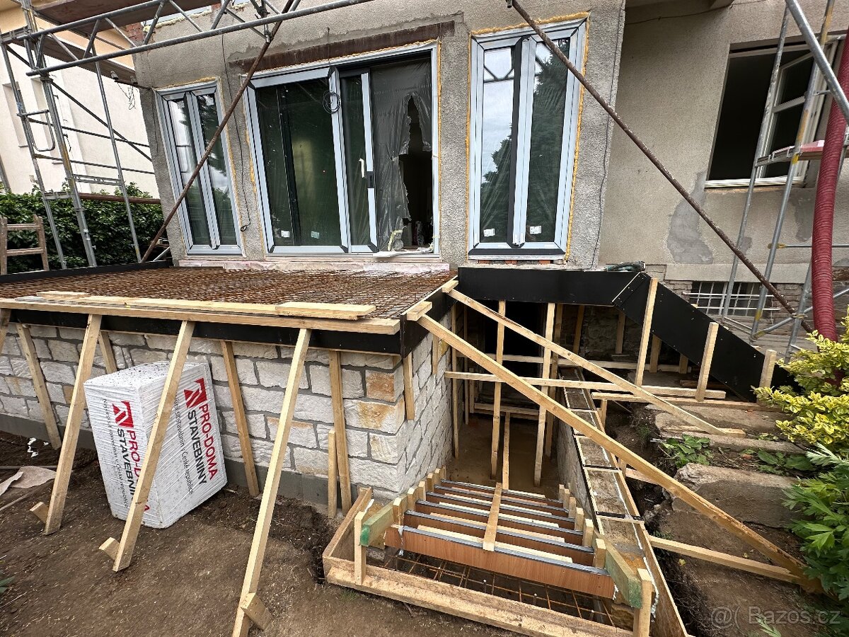 Bednění - šalování schodiště - 4