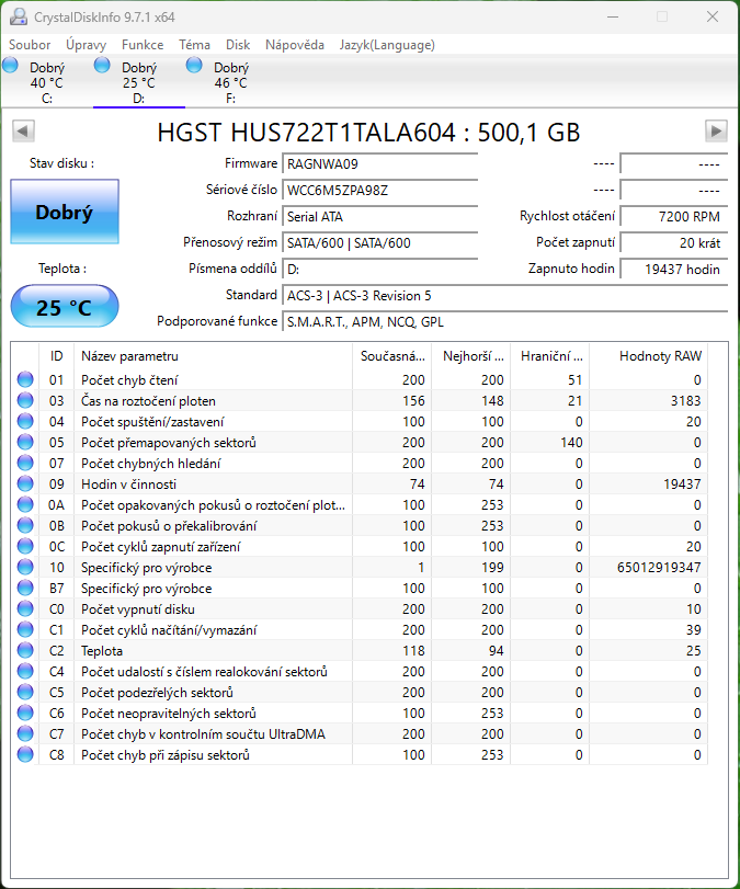 HDD Western Digital Ultrastar 500 GB DC HA210 - 4