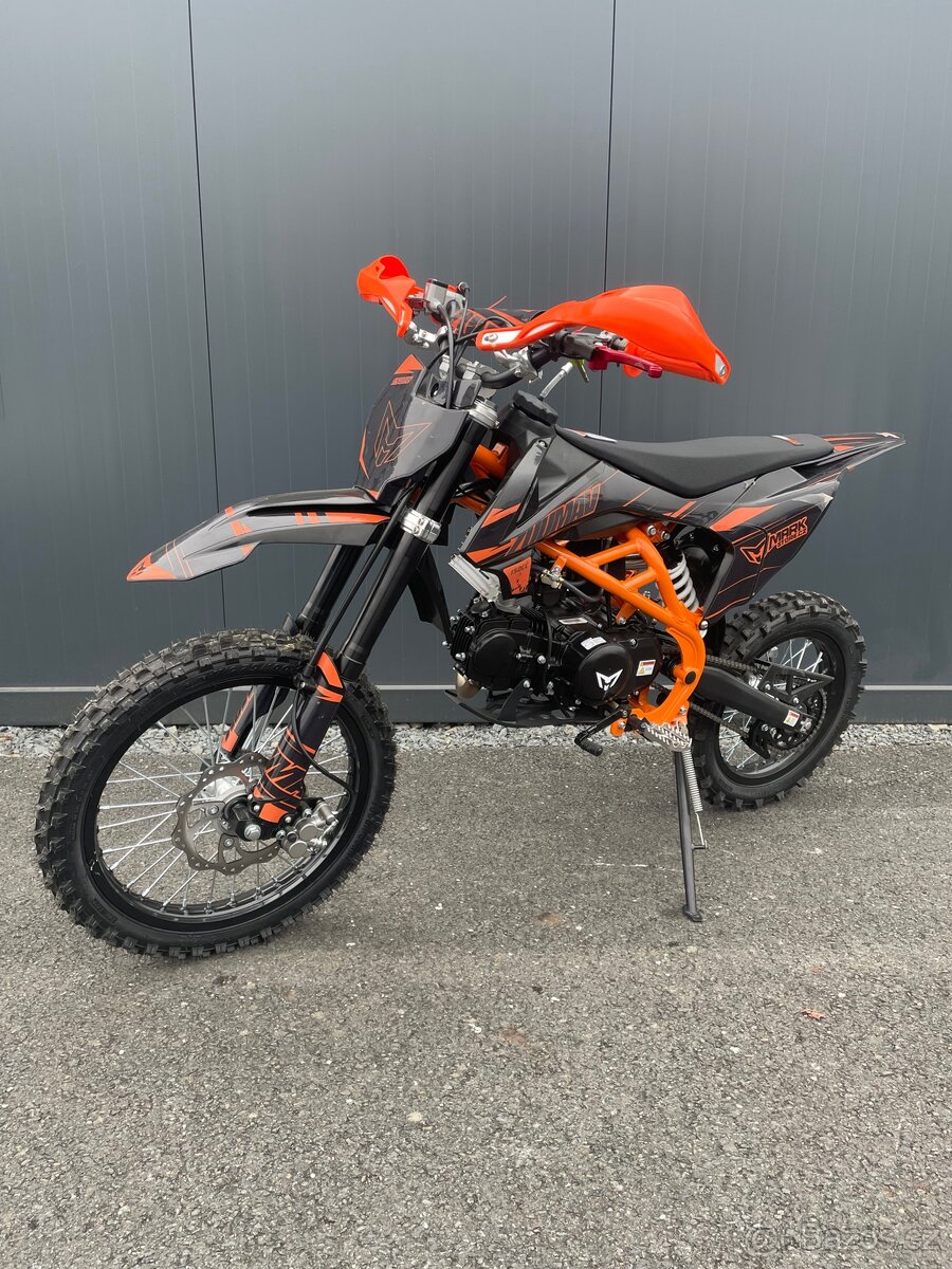 Pitbike Zuumav K3 140cc 17/14 - oranžová