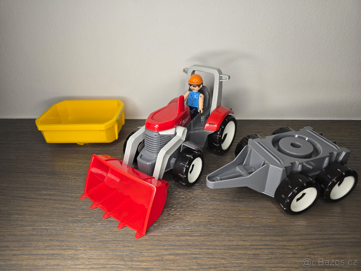 Traktor s přívěsem a figurkou, Igráček MULTIGO - 4