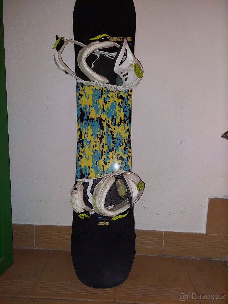 Snowboard 120cm s vázáním - 4