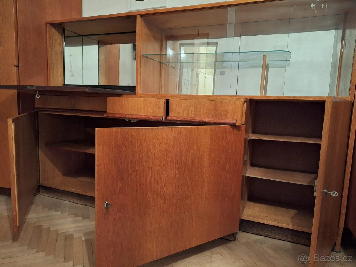 RETRO Sekretář a skříň - 4