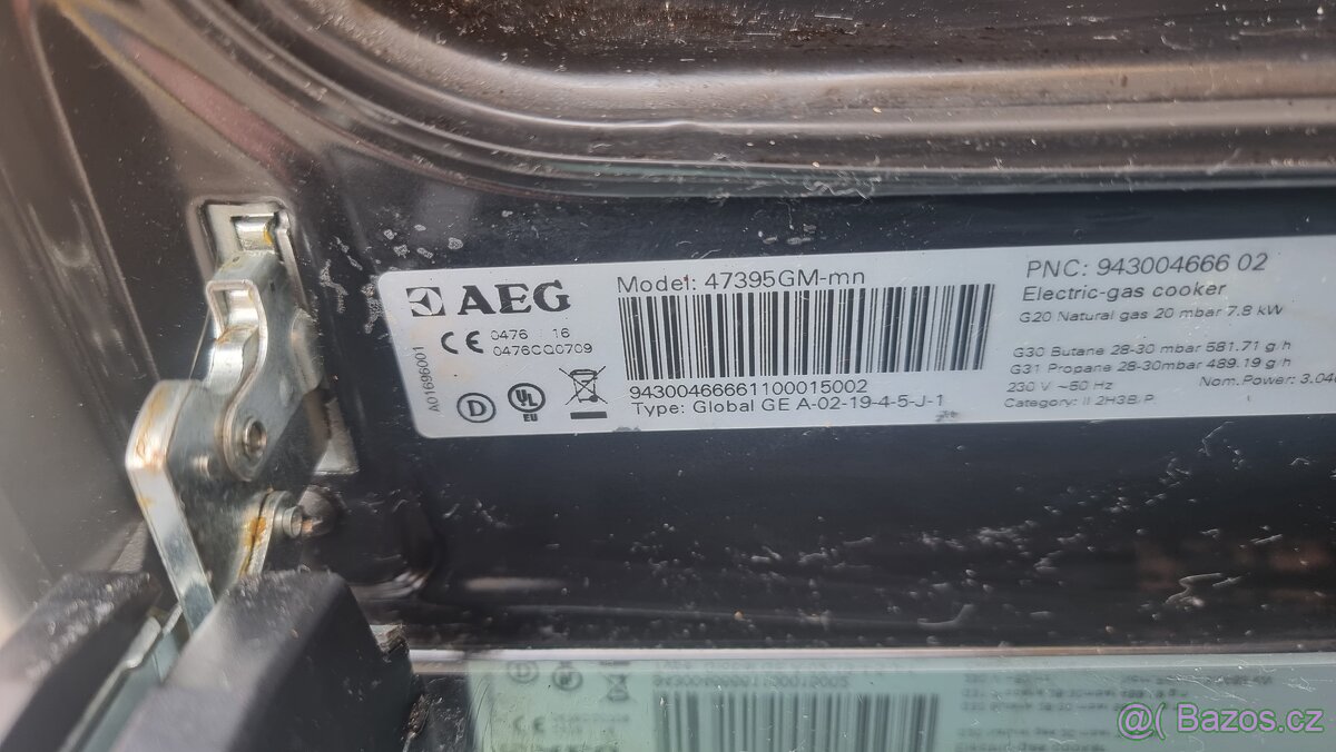 Sporák kombinovaný Aeg - 4