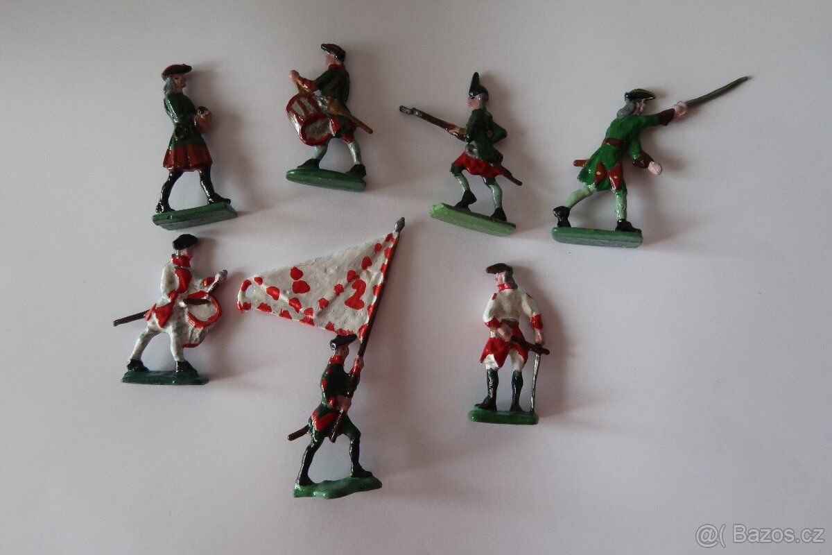 Cínové figurky - vojáci, rytíř - 4