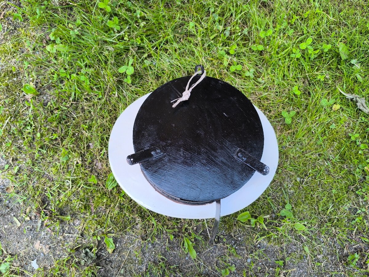 Starožitné smaltované kuchyňské hodiny - 4