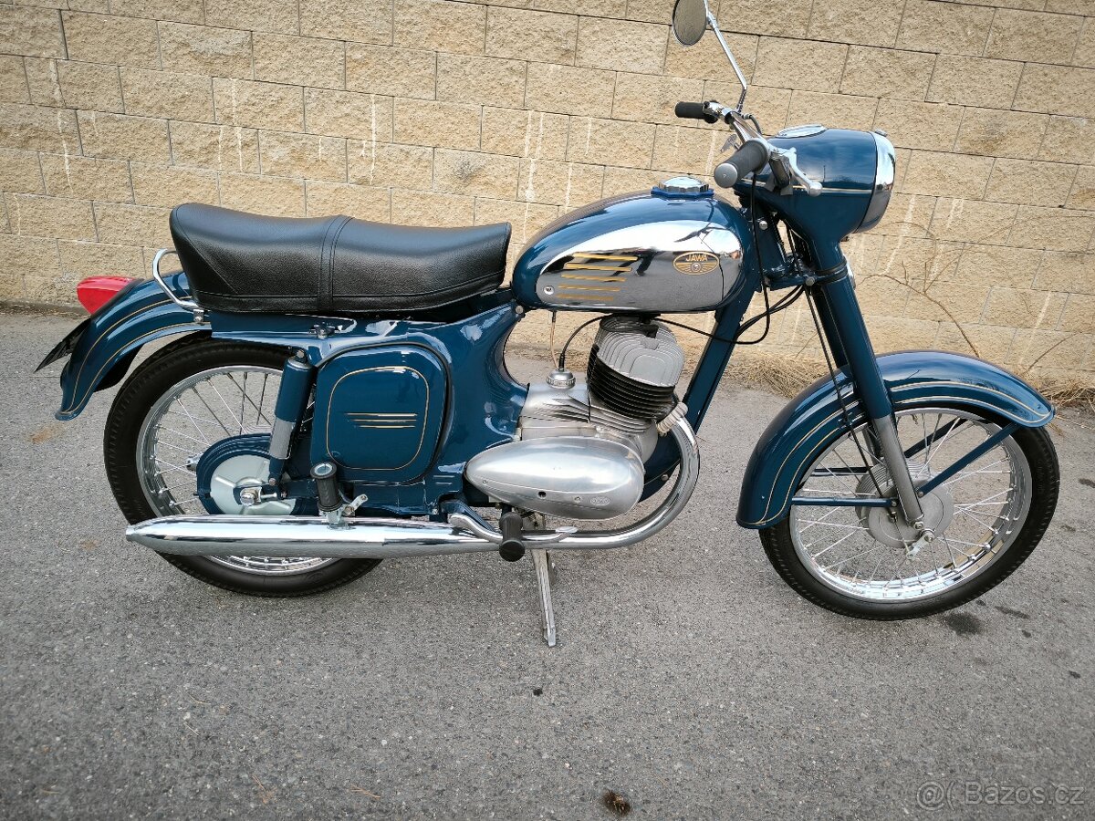 Jawa 350/361 Sport po profesionální renovaci,malá SPZ - 4