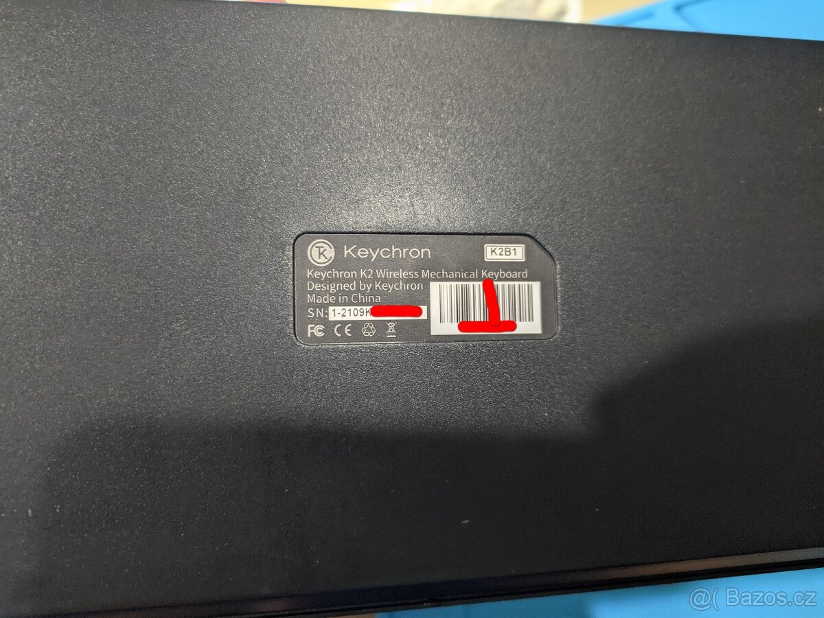 Herní klávesnice , mechanická, Keychron K2 RGB Gateron Red - 4