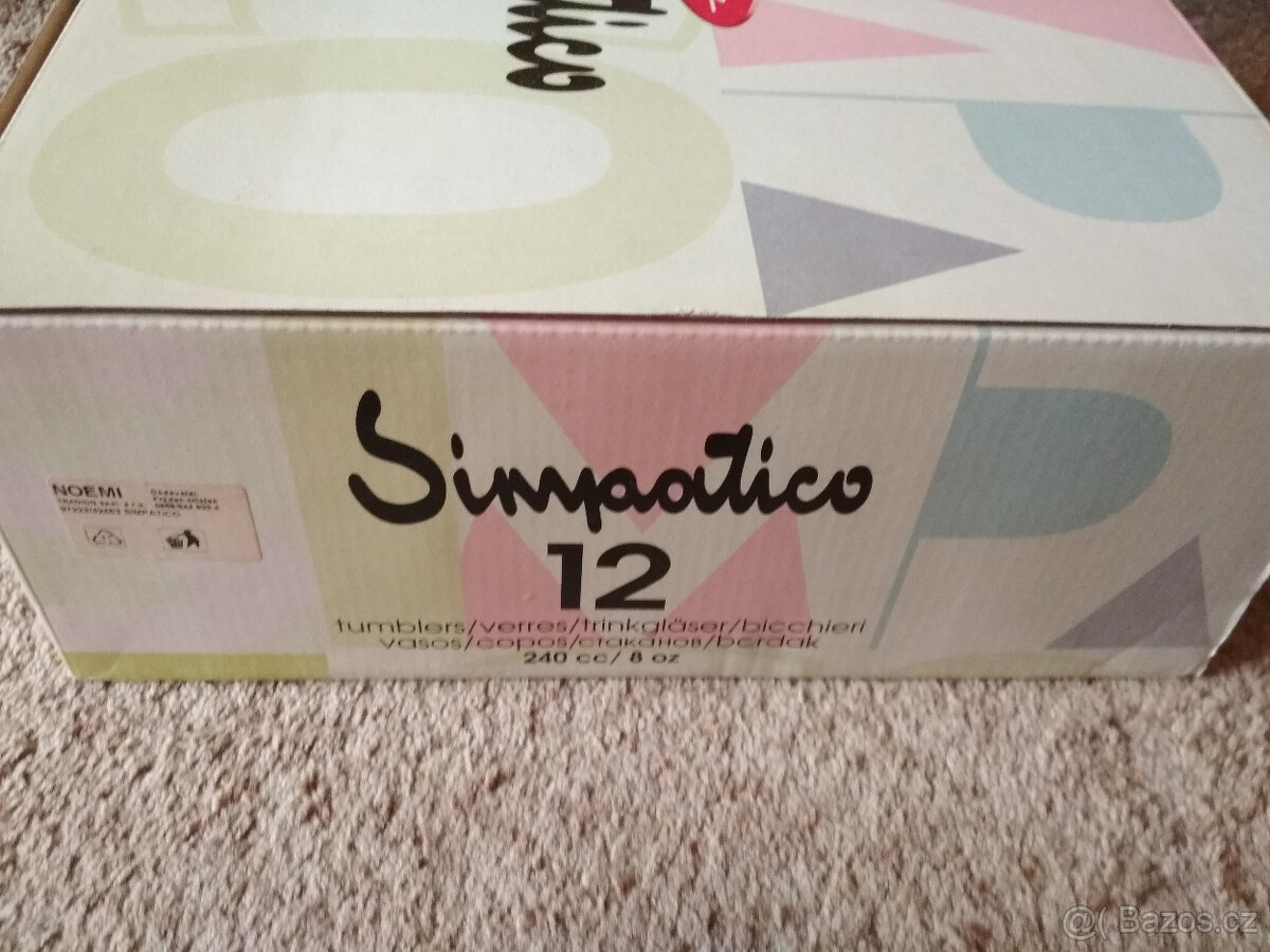 skleničky Simpatico, 12 kusů - 4