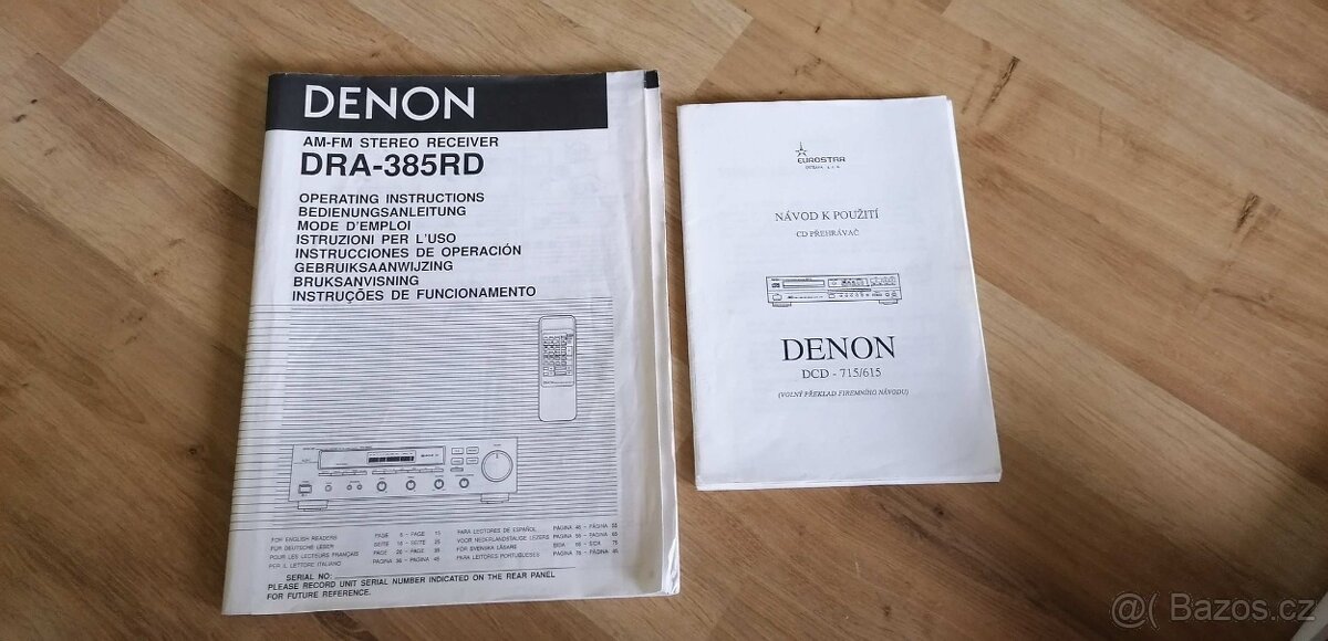 reproduktory zn. Jamo S506, Receiver DENON DRA-385RD a přehr - 4