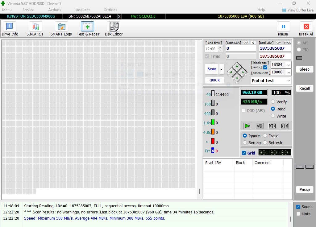 Kingston DC500M 960GB - 4