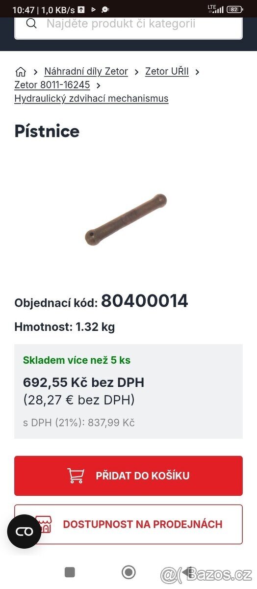 Zbylé díly Zetor Crystal - 4