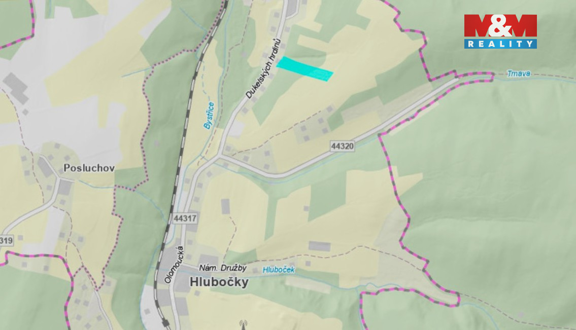 Prodej lesa a louky, 5070 m², Hlubočky - 4