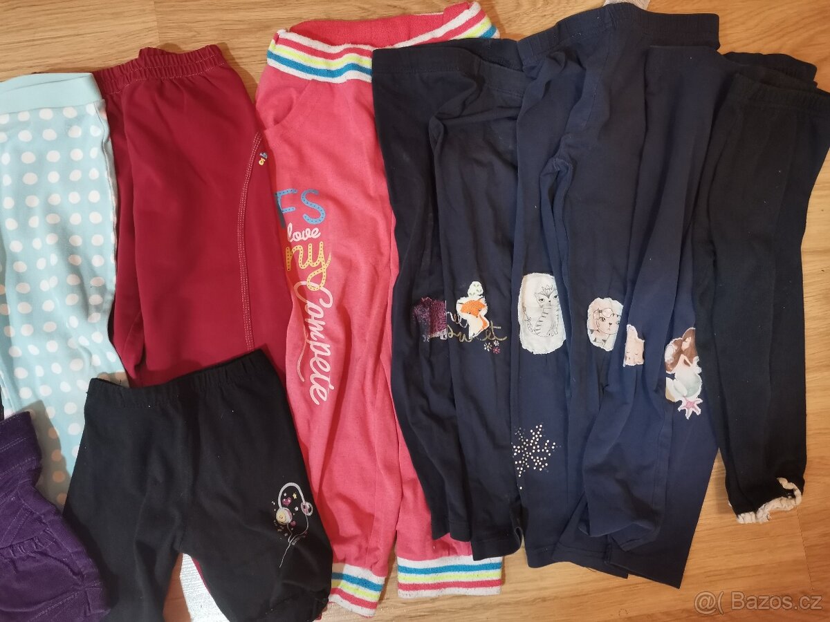 rifle, tepláky, kraťasy, elasťáky 110 4-5 let - 4
