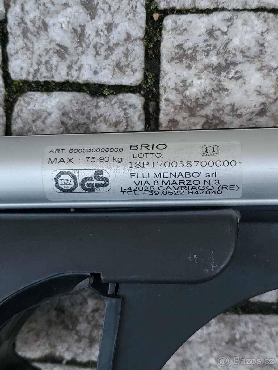 zánovní příčníky 118cm Menabo Brio +2klíče - 4