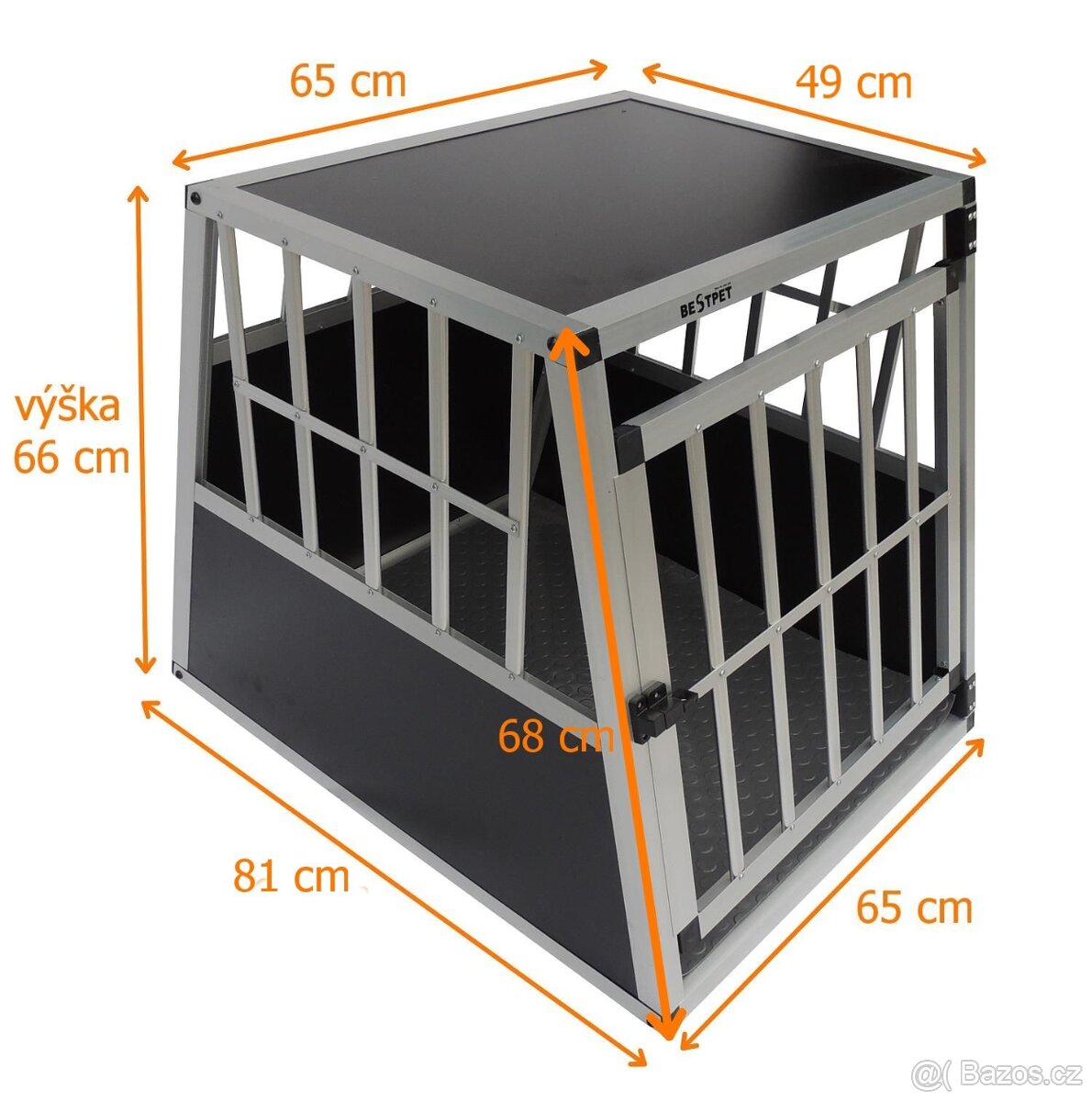 Přepravní klec pro psa do auta - 4