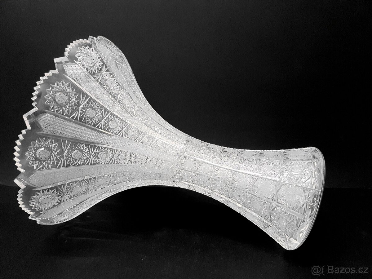 Váza "Iris" broušené sklo - 4