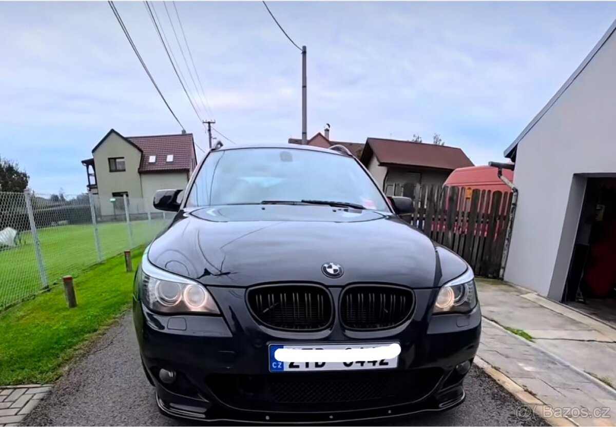 Lipo spoiler bmw E60 E61 - Černý Lesk - 4