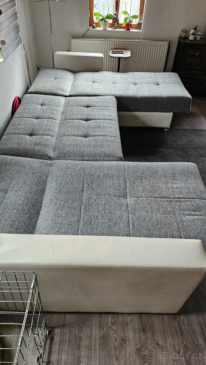 Rozkladací gauč do U - 4