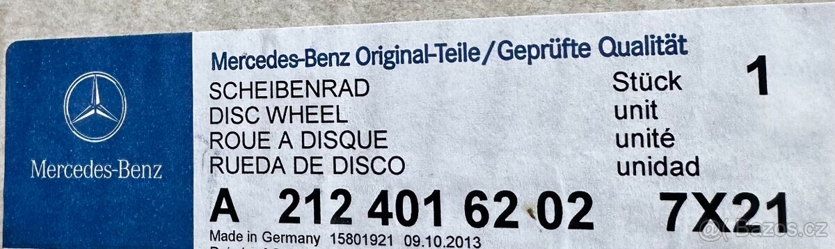 alu disk Mercedes-Benz - 4