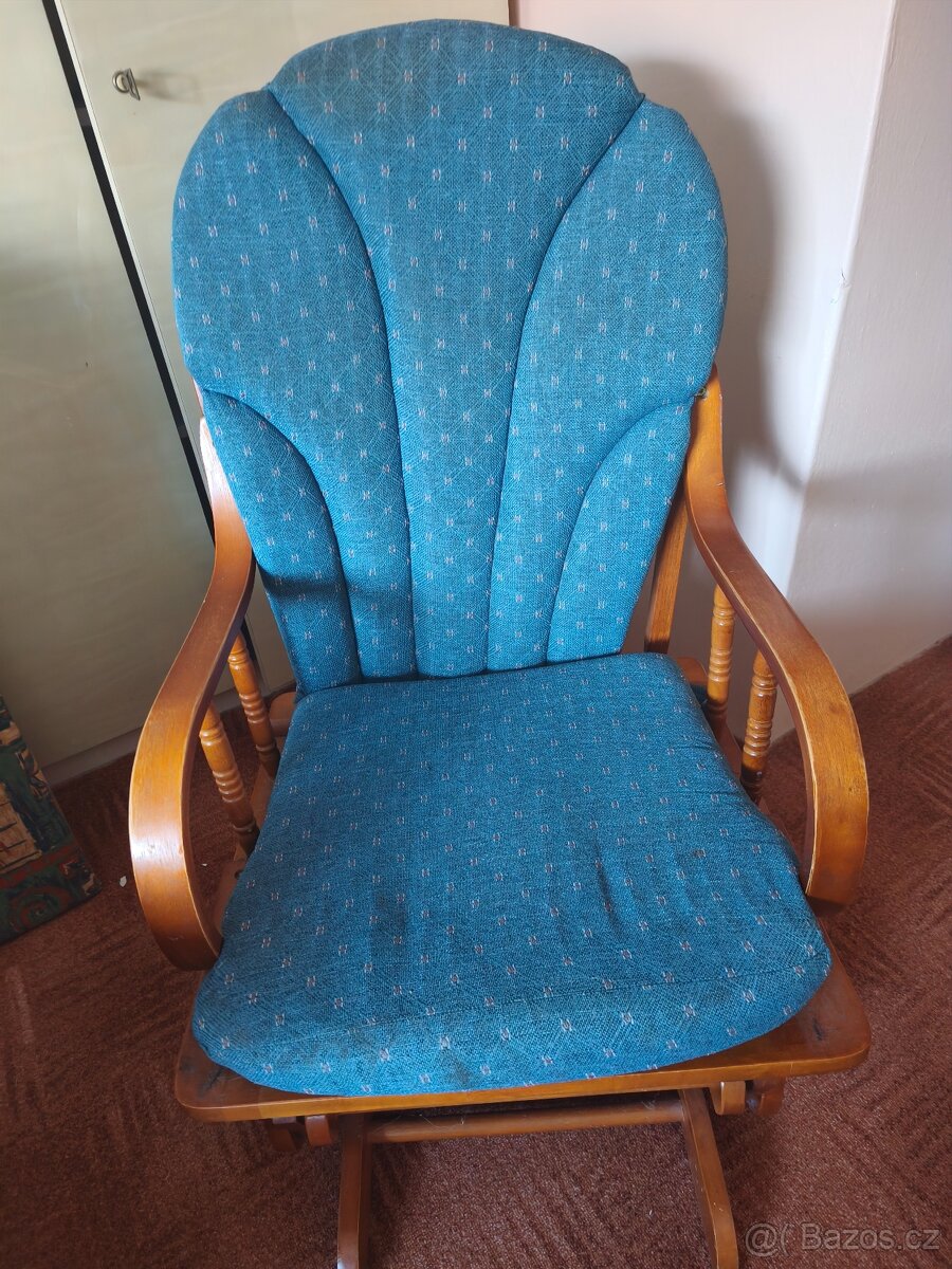 Starožitný nábytek - Houpací křeslo - 4