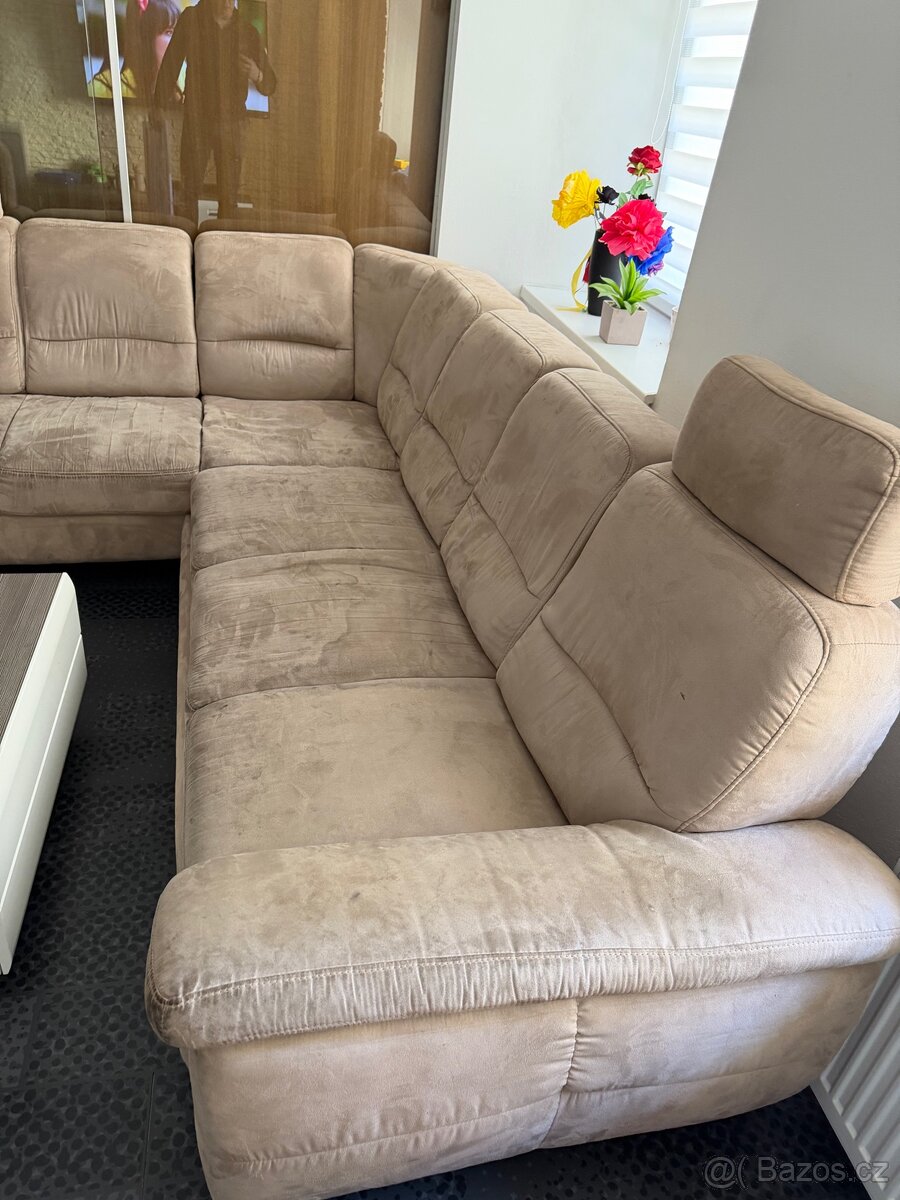 Rohová sedací souprava rozkládací - 4