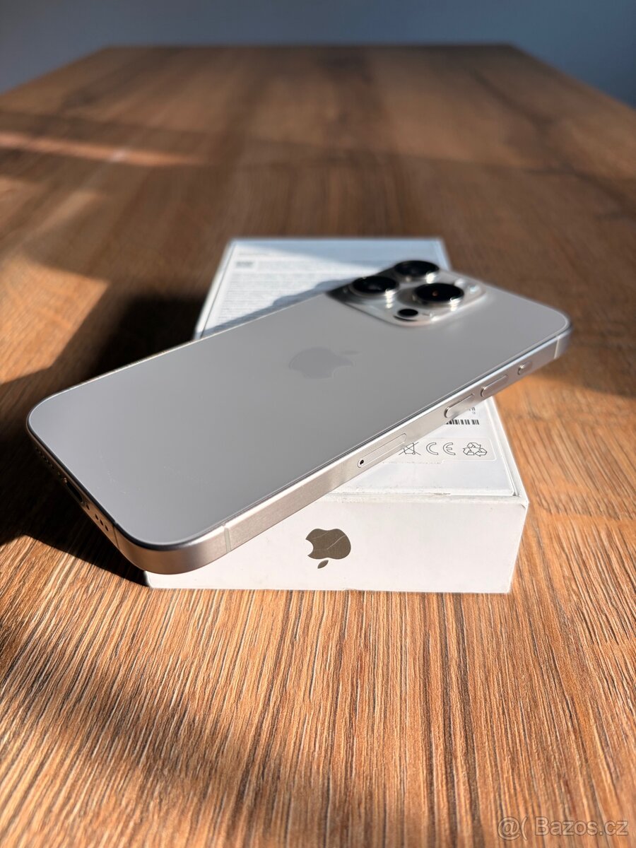 Prodám iPhone 15 pro 128g natural titan 14900 - 4