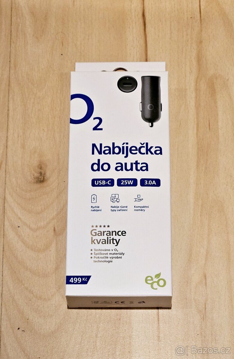 Nová USB-C nabíječka do auta 25W 3.0A - 4