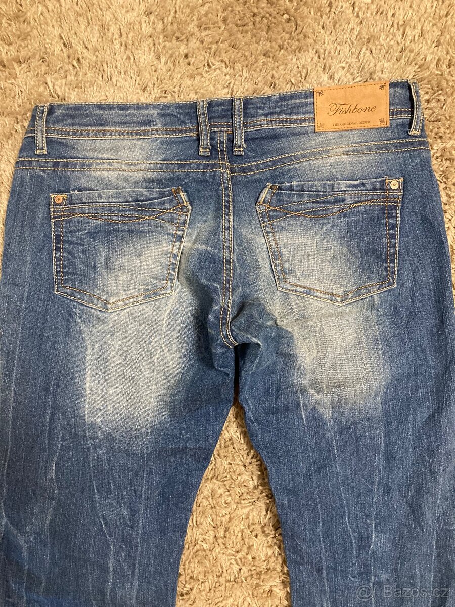 Dámské 3/4 rifle,kraťasy FISHBONE - 4