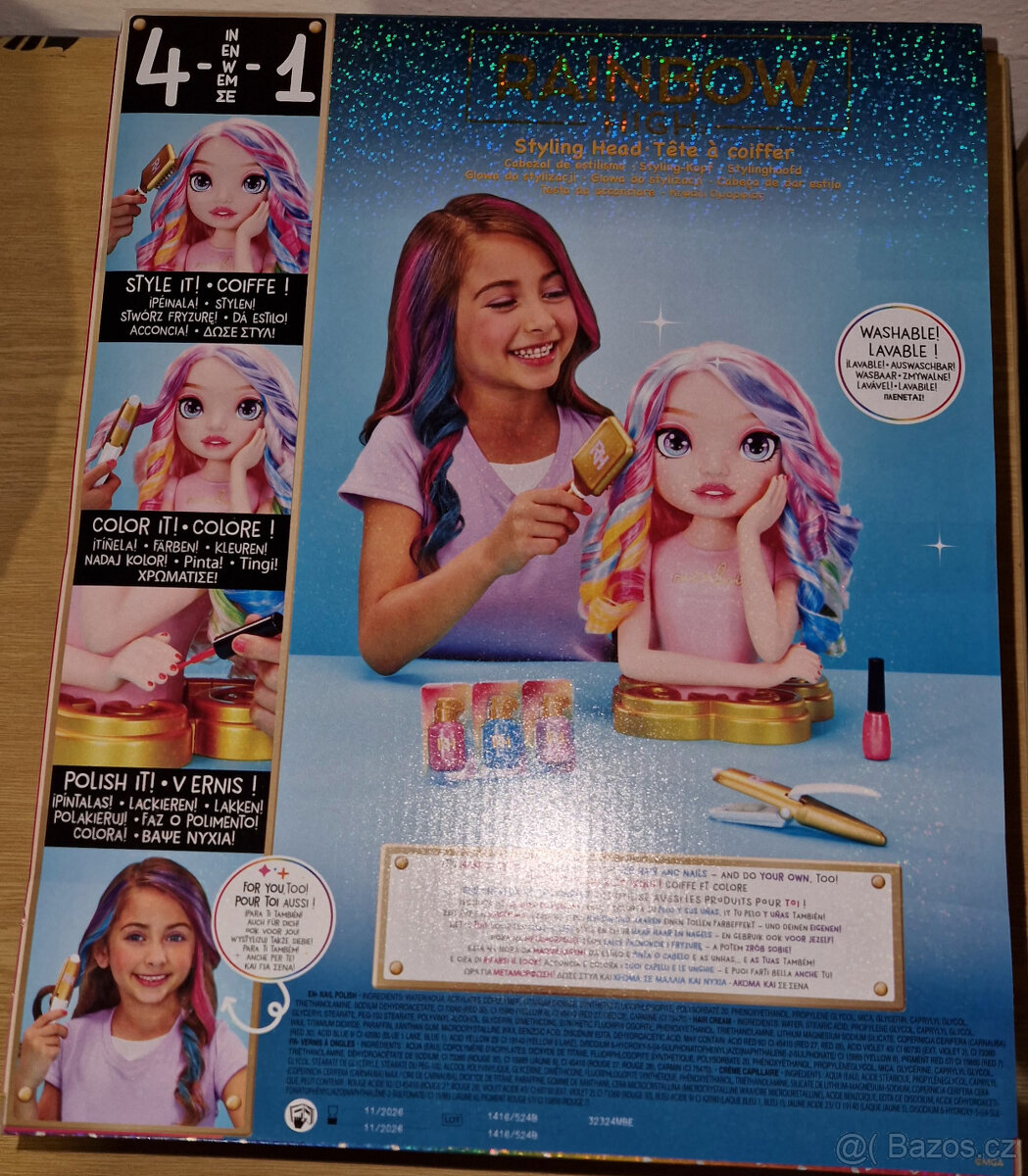 Rainbow High Hlava na česaní NOVÁ - 4