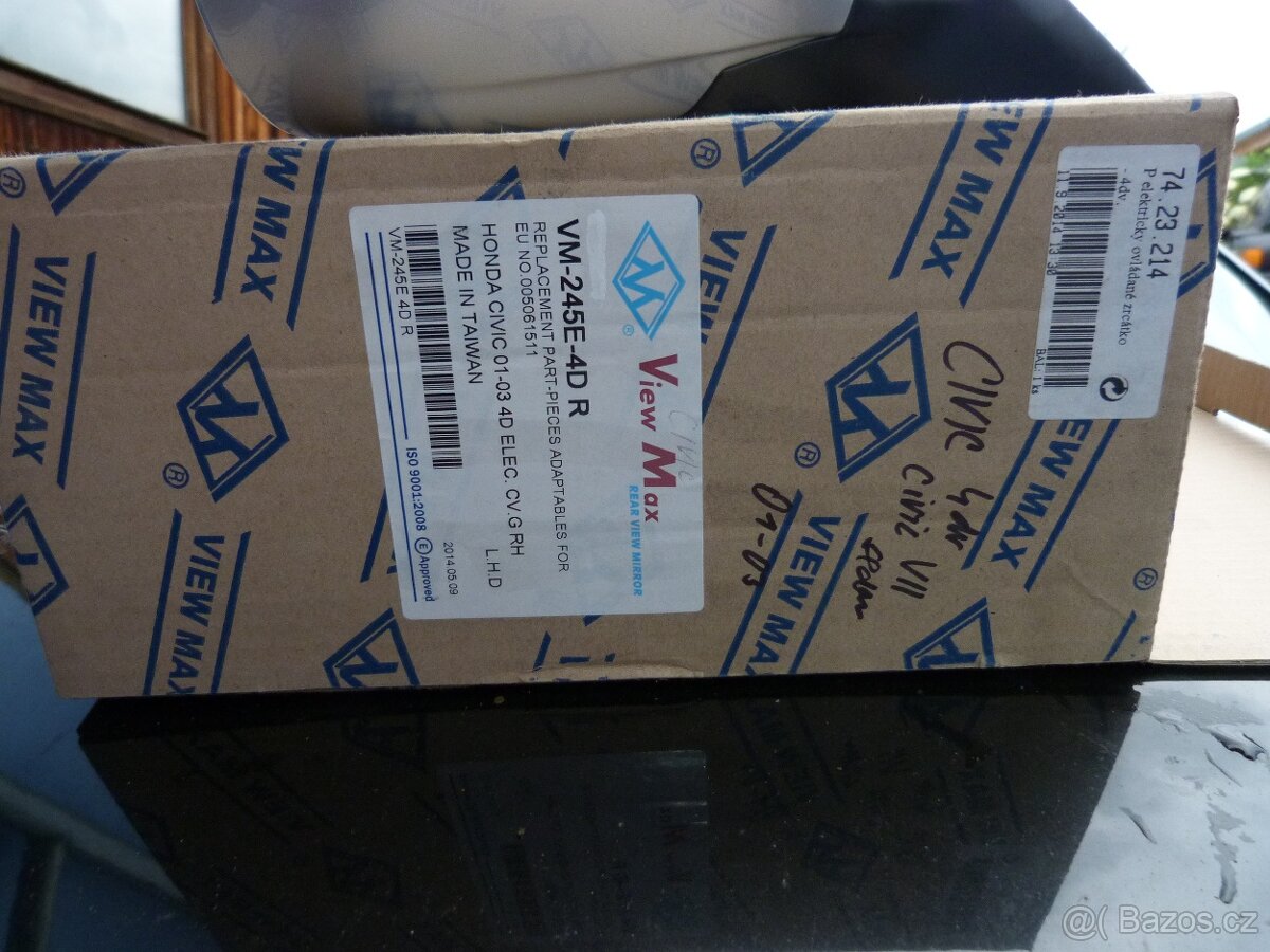 Honda Civic VII Pravé e.o. zrcátko 74.23.213 - 4