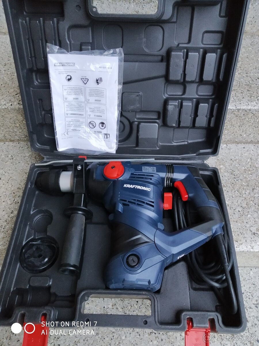 Prodám NEPOUŽITÉ bourací kladivo KRAFTRONIC KT-BH 1600 W. - 4