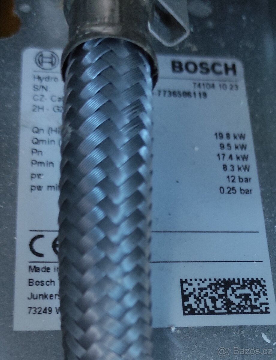 Plynový průtokový ohřívač vody Bosch Hydro 4100 - 4