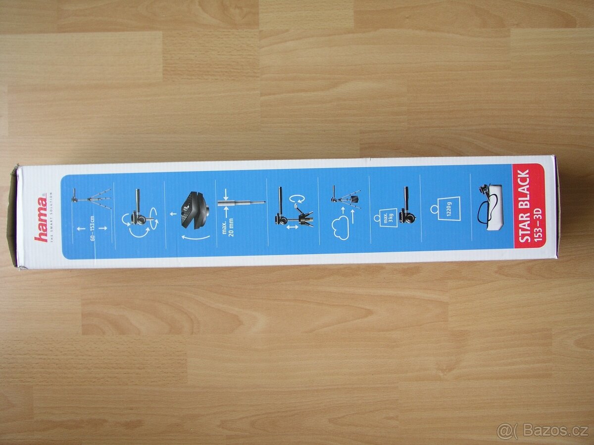 HAMA stativ STAR 153-3D černý 600,- Kč - 4