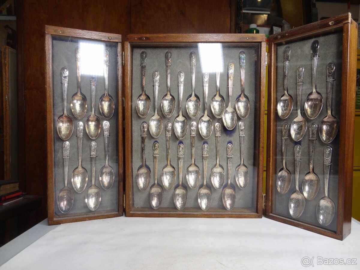 Sada lžic. Vyobrazený Americké prezidenty - 4