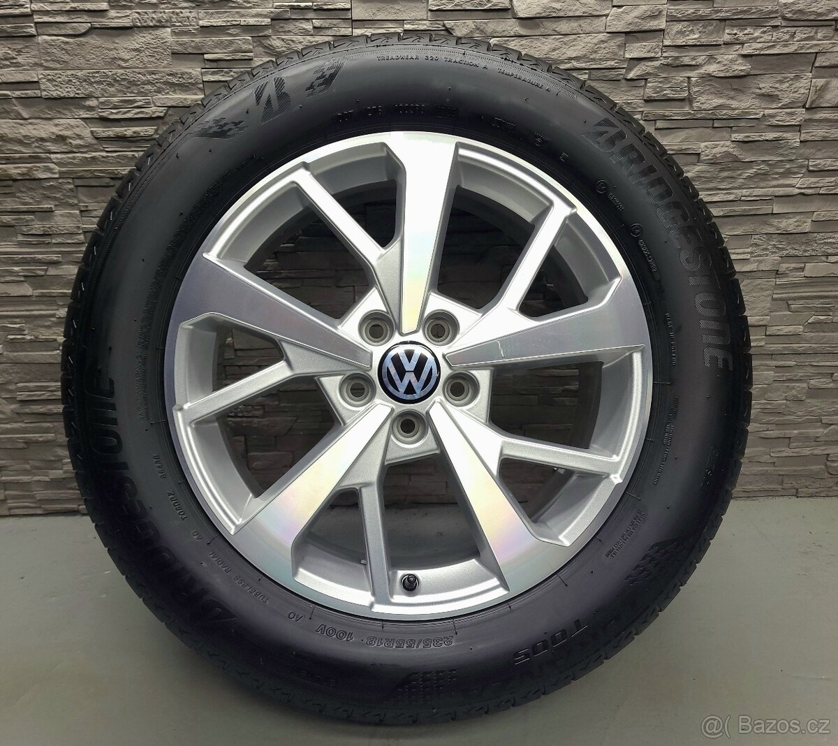 18" Originál Audi Q3 Kodiaq Tiguan 5x112 pneu Bridgestone - 4