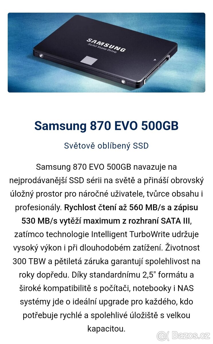 SSD Samsung 500Gb 5/2022 - 4