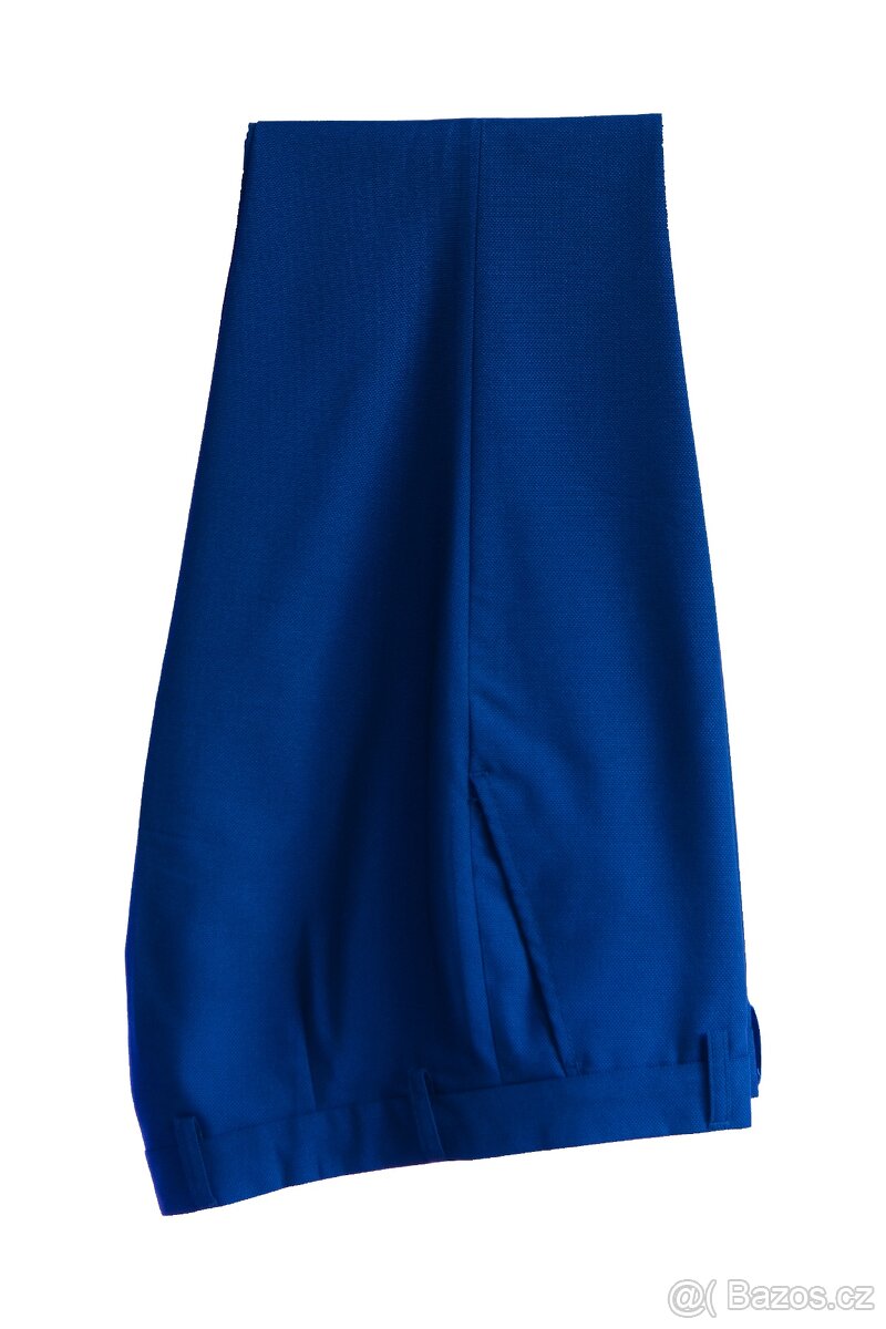 Pánský oblek tmavě modrý - 4