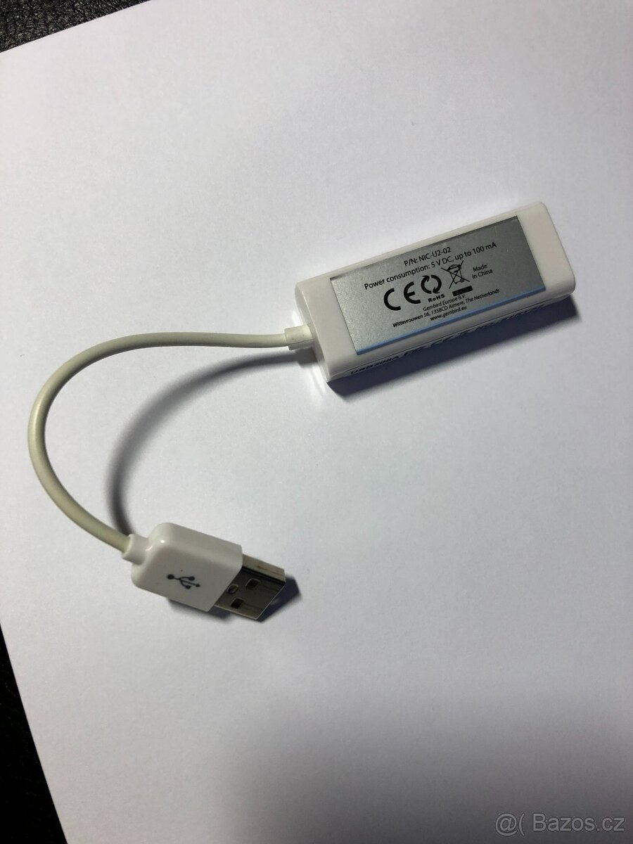 USB síťový adaptér Gembird NIC‑U2‑02 - 4