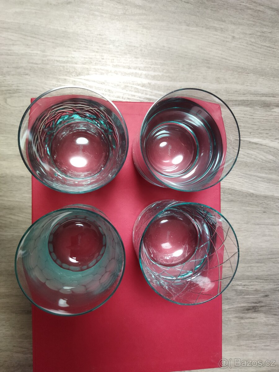 Moser dárková sada 4 sklenic/sklenice 370 ml z kříšťálu NOVÉ - 4