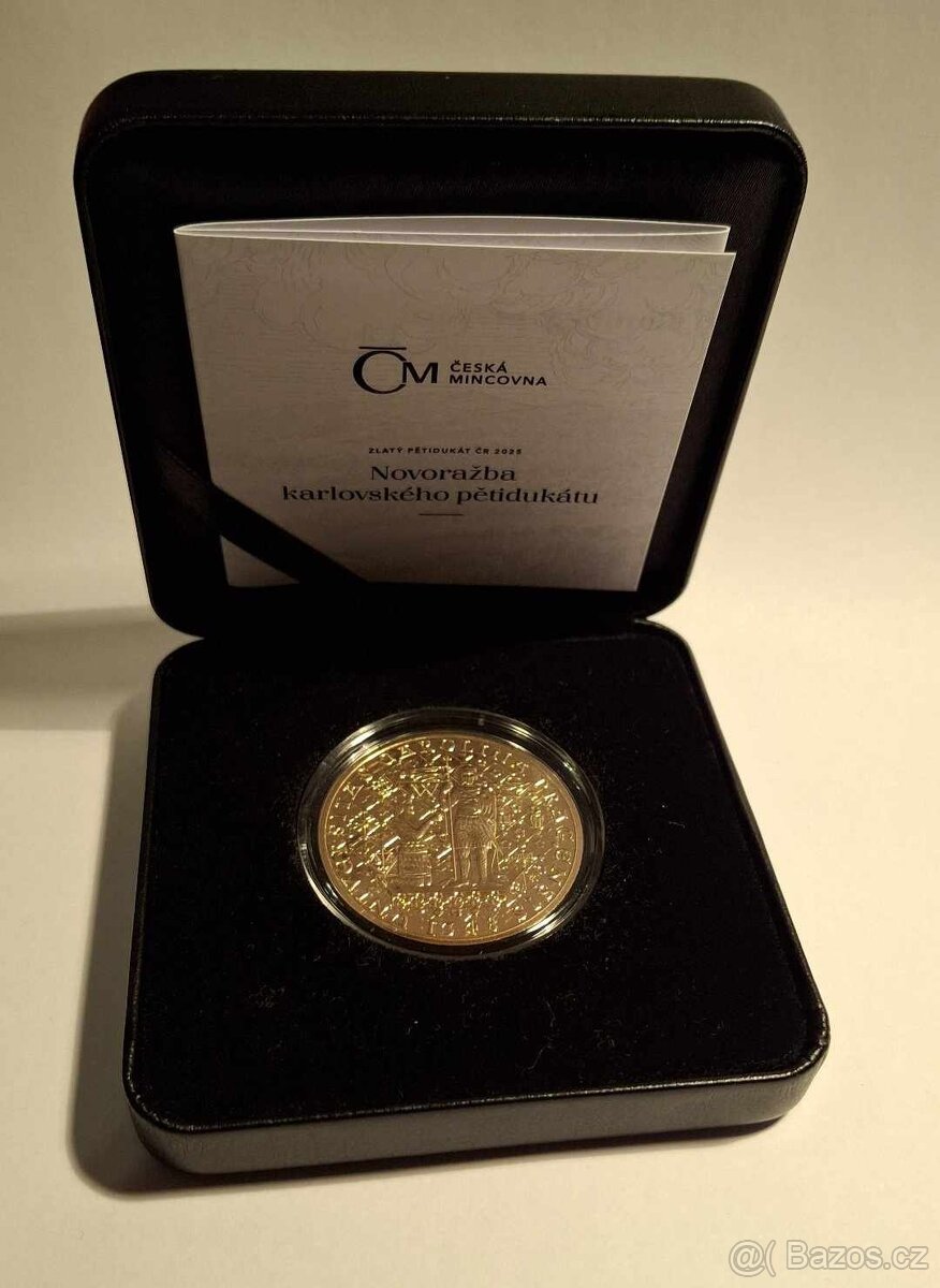 Zlatý pětidukát ČR 2025. - 4