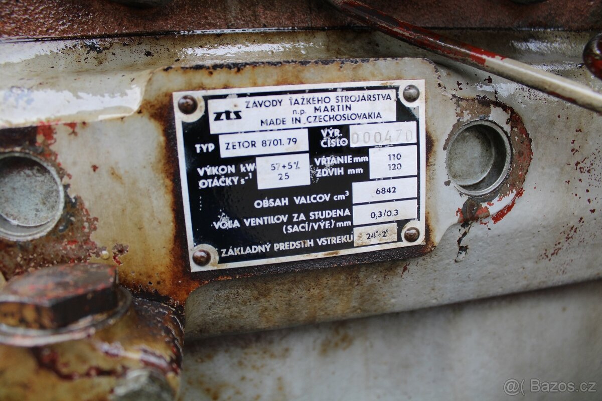 Zetor 12145 12111 motor zánovní najeto 286mth - 4